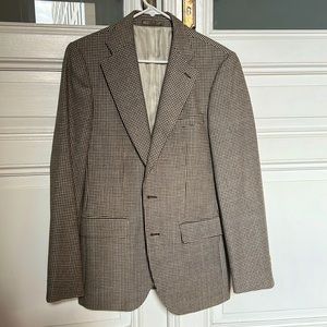 Zara Brown Hunting Check Men’s Blazer Size 38 Used. Excellent condition.